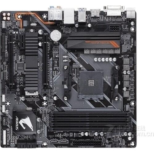 New Gigabyte B450 AORUS M original motherboard Socket AM4 DDR4 DVI HDMI 64GB GA-B450 AORUS M desktop motherboard free shipping