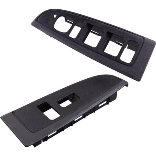 NEW Car Front 89045128 89045120 Dark Pewter Power Window Switch Bezel Fit For Cadillac Escalade Chevy Avalanche GMC Sierra LHD