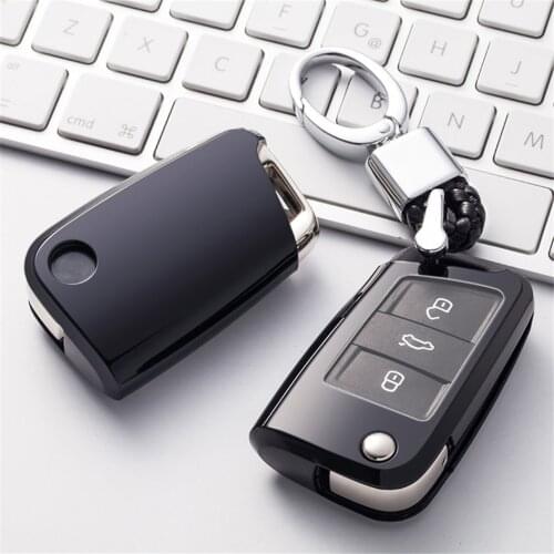 NEW TPU Car Key Case Holder For Skoda Superb A7 Octovia Fabia Kodiaq Rapid Yeti Karoq Accessories Key Fob Cover Shell Auto Parts