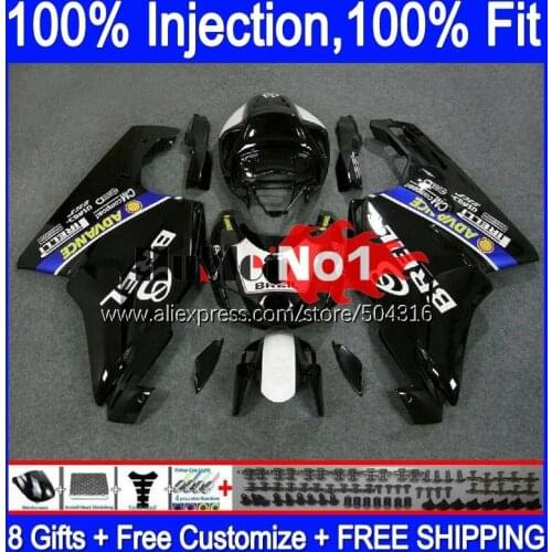 OEM Bodywork For DUCATI 749 999 S R 749R 999R Body 123MC.15 black stock 749-999 2005 2006 749S 999S 05 06 Injection Fairing kit