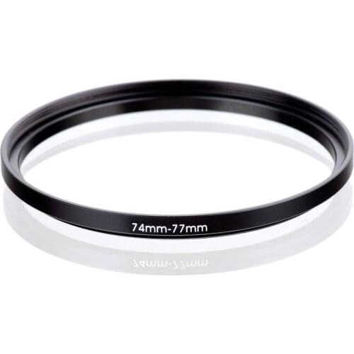 Original RISE(UK) 74mm-77mm 74-77mm 74to 77 Step Up Ring Filter Adapter black