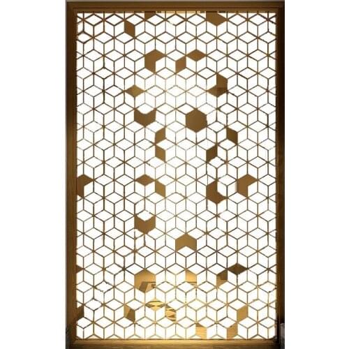 Stainless Steel Screen Partition Home Entrance Door To Block The Living Room Decoration Entrance