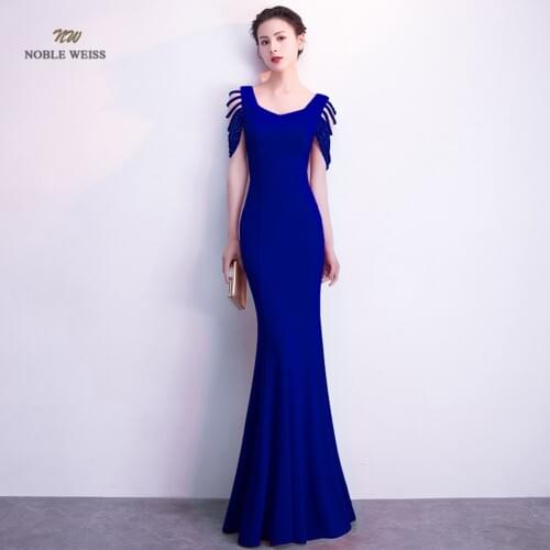 Elegant Mermaid Long Evening Dress Simple Satin Zipper Back Sexy Party Dresses Prom Gown