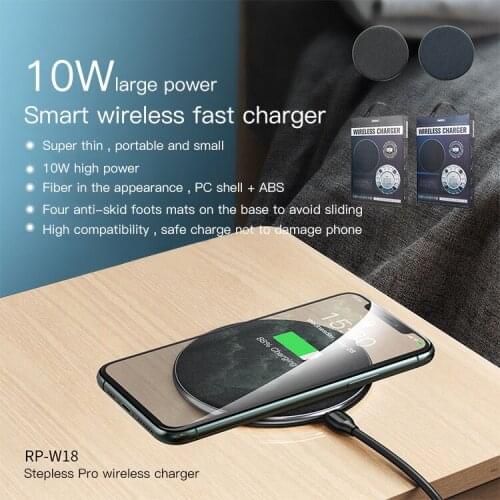 Suitable for Apple Android Huawei mobile phone charger round portable QI mobile phone 10W magnetic wireless charger