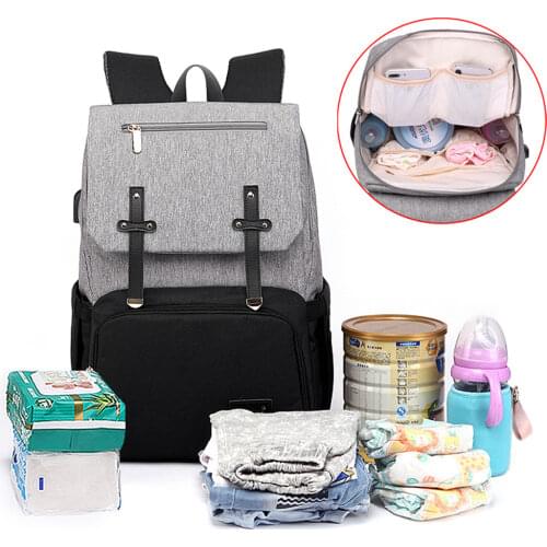 Diaper Bag Maternity nappy bag Travel Backpack Baby Care wetbag wet bag waterproof maternity bag USB interface wet diaper bag
