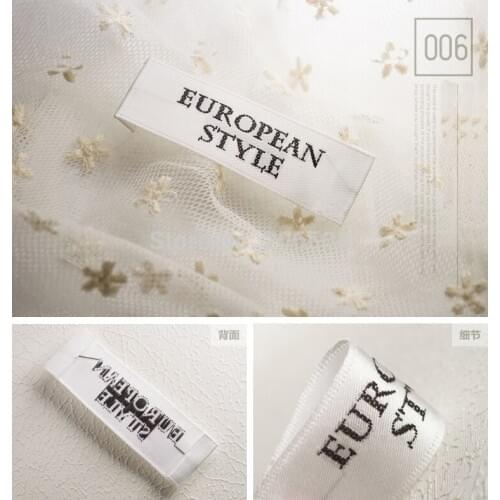 Woven label,garment accessories custom clothing labels, tags labels,brand name labels for clothing DHLB027