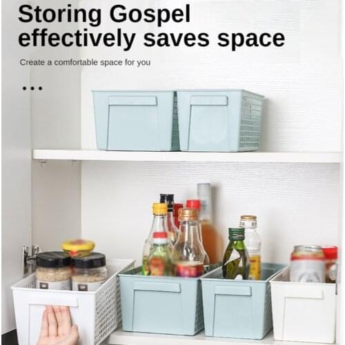 Large Capacity Storage Baskets Bins Storage Cubes Organizer with Handles for Bathroom Cosmetics Skin Care Product