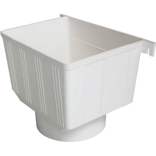 Rainwater hopper downspout drain adapter rain water collector rain water collector drain pipe accessories 75/110/160mm pvc