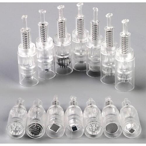 10/20/50/100pcs Bayonet Screw Cartridge Needles Microblading Nano Tattoo Needle For Wireless Electric Dr Pen MTS Treatment Pin