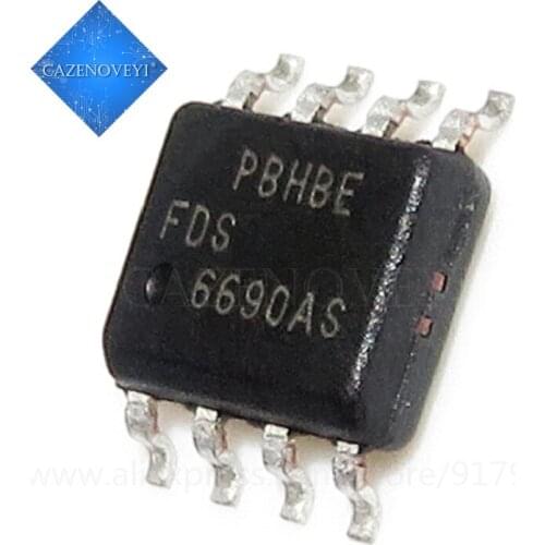 10pcs/lot FDS6690AS FDS6690 6690 SOP-8 In Stock