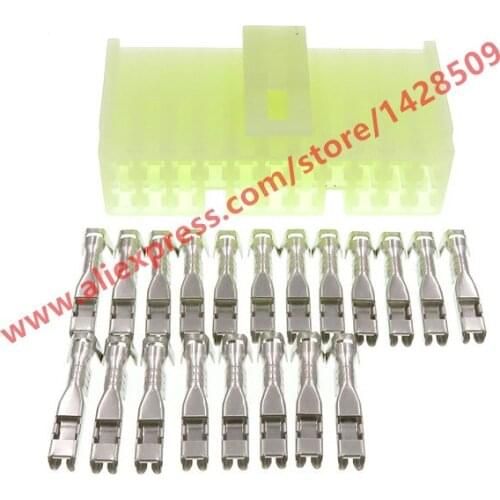 20 Sets 20 Pin Electrical Auto Wire Connector Female Car Plug With Terminals