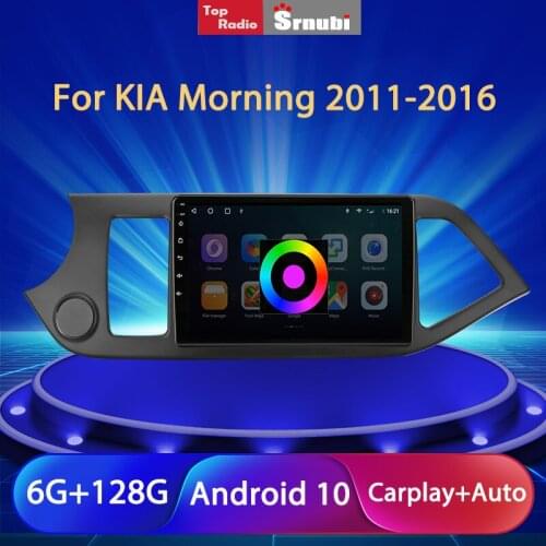 Srnubi Android 10 Auto CarPlay Car Radio for 2011 2012 2013 2014 KIA PICANTO Morning Multimedia Video Player 2 Din WIFI Stereo