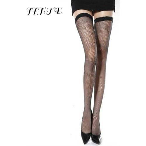 Hollow Out Sexy Black Women Tights Stocking Fishnet Stockings Club Party Hosiery Calcetines Female Mesh