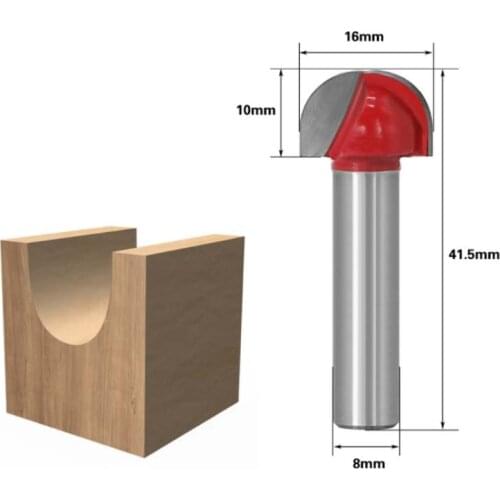 8-handle round bottomed cutter woodworking milling cutter slotting cutter trimming machine cutter head engraving electromechanic