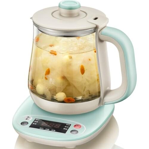 Health raising pot fully automatic thickening glass electric heating kettle office small flower tea set miniature cup