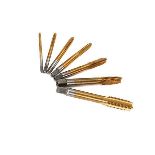 HSS M3 M4 M5 M6 M8 M10 M12 Machine Hand Screw Thread Metric Plug Tap Drill Set