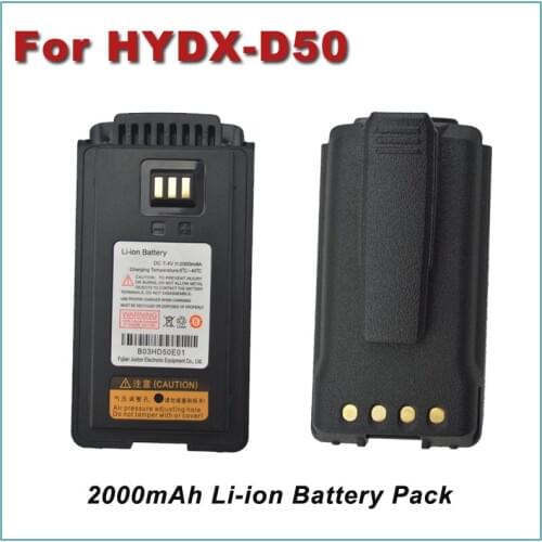 HYDX D50 2000mAh Li-ion Battery Pack for HYDX D50 DMR Digital Portable Two-way Radio
