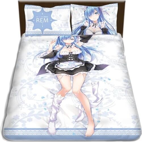 3D Full Printing Design Bedding Set Anime Print Duvet Cover Pillowcase Quilt Cover