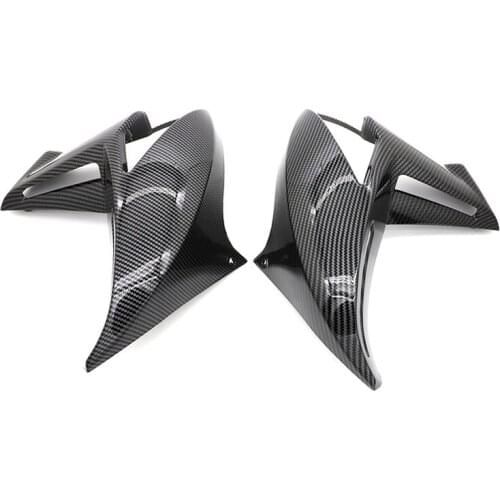 For Kawasaki ER 6N ER6N 2009 2010 2011 ER-6N Left Right Side Radiator Covers Fairing Panel Injection Carbon Fiber ABS Plastic