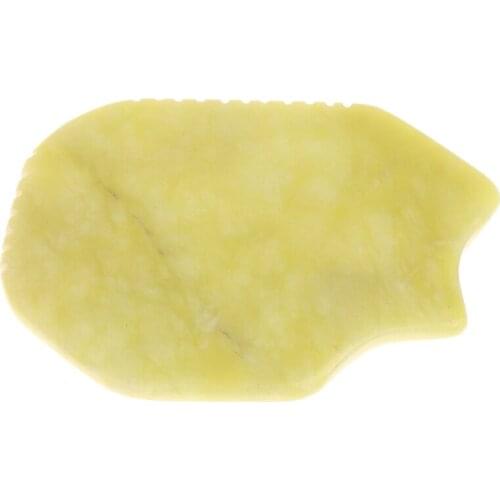 Natural Jade Face Massager Guasha Scraper Board Facial Guasha Meridian Muscle Relaxation Skin Lifting Face Scraper