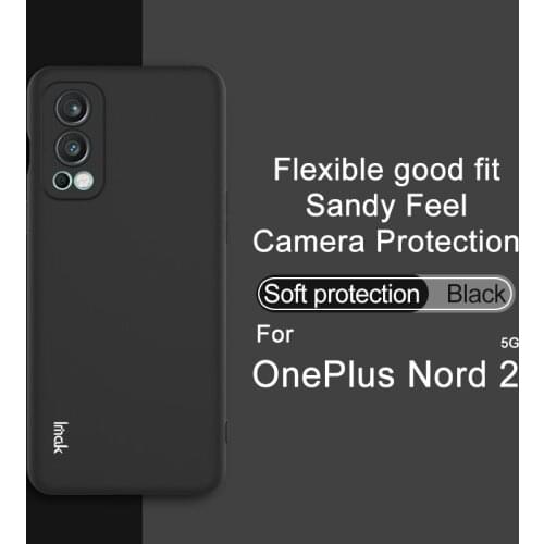 Imak Frosted For OnePlus Nord 2 5G Cover Skin Feel Back Cover for One Plus Nord 2 5G Soft TPU Anti Skid