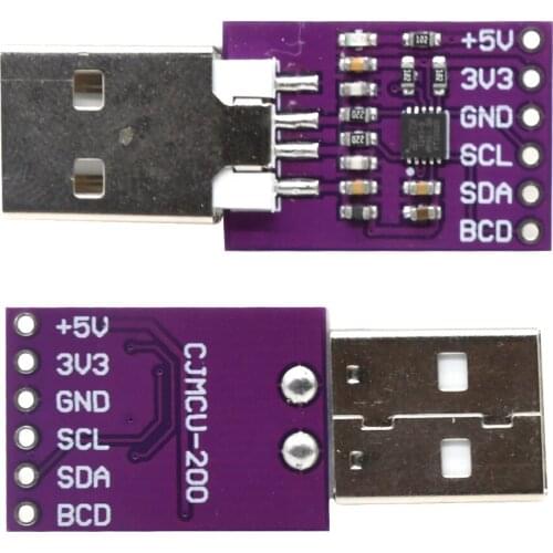 MCU-200 FT200XD USB to I2C Module IIC Port TTL Level Input CMOS Output 3.3V Level Converter for USB I/O Ardunio Transfer Convert