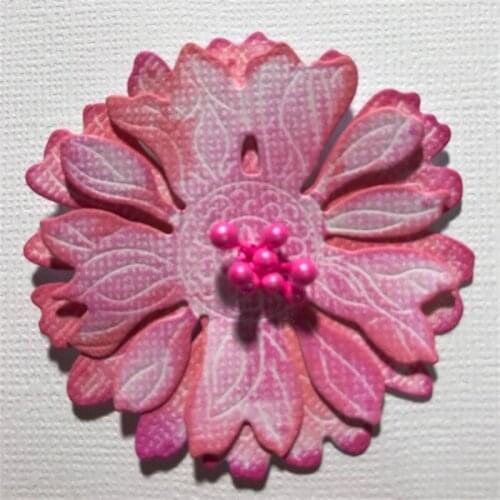 Metal Cutting Dies 2pcs Flowers Stencil for DIY Scrapbooking Photo Album Embossing Paper Cards Craft for Album Decor Tools