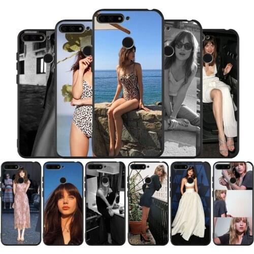 Dakota Johnson Soft Silicone black Phone Case For Huawei Honor 8 8X 9 10 20 30 Pro 10 20 lite Mate 10 20 30 PRO 20 lite