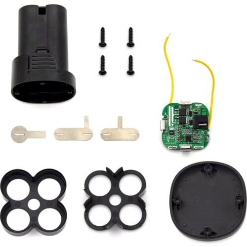 Power Tools Plastic Battery Case With Circuit Board (No Battery Cell )For MAKITA 14.4V 16.8V 18V 4-Cell Battery