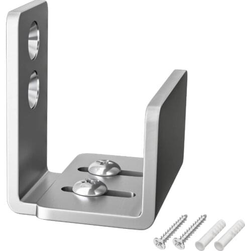 JACHOR Adjustable Sliding Bottom Floor Guide U Shape Barn Door Hardware Acessory Wall Mount Door Guide Fittings