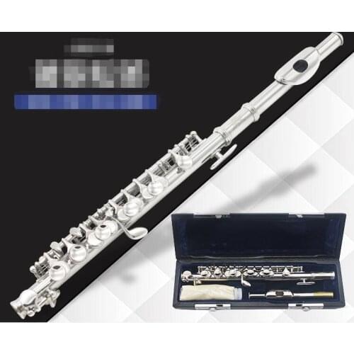 C adjustable silver plated flute flute C tuning Piccolo musical instrument Piccolo copper Piccolo
