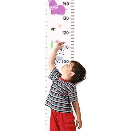 Baby Growth Chart Canvas Wall Hang Measur Rulers for Kids Boys Room Decor Nursery Removable Height and Growth Chart wholesale
