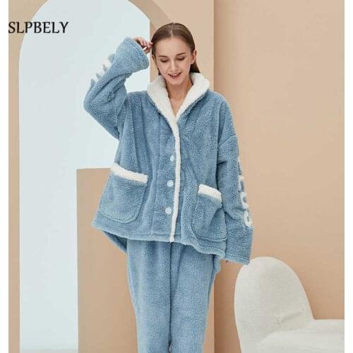 SLPBELY Womens Plush Pajamas