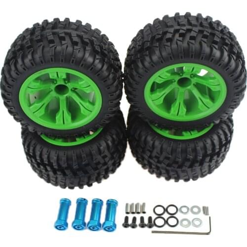 110mm Rubber Tire & Wheel Hub Extension Combiner for WLTOYS 144001 124019 124018