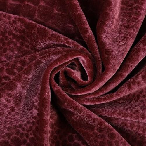 1.5m*1m African Fabric Wax Print Cotton Brocade Jacquard Velour Fabric Burnt-out Velvet Fabric for Cheongsam Dress DIY Clothing