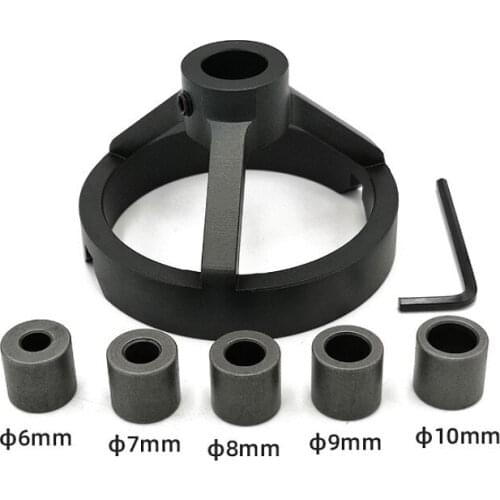 1 Set Vertical Drill Guide Fixture Aluminum Alloy Straight Corner Round Drill Punch Locator Jig for Woodworking Tool Drill Bit