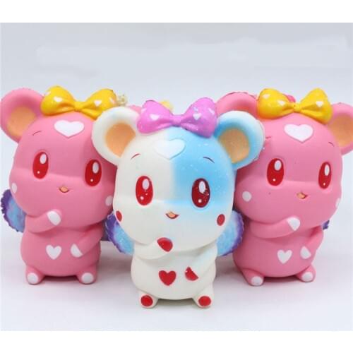 1pcs cute rabbit Squishy Slow Rising kawaii cartoon animals squeeze toys Soft PU Squishy Anti-stress Vent Toy fun gifts new