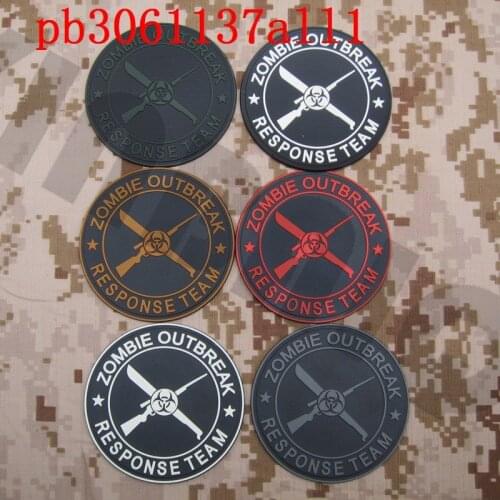 3D PVCPatch Umbrella Corporation Knives and Guns ZRT ZOMBIE OUTBREAK RESPONSE TEAM Rubbe