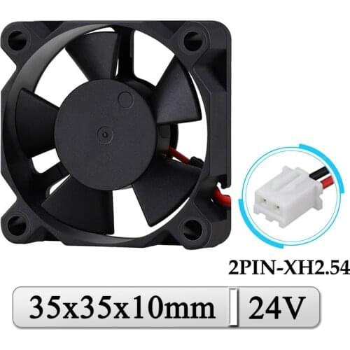 5Pcs Gdstime DC 24V Cooler Fan 35x35x10MM 35mm Axial Heat Sink Fan 3510 3D Printer Laptop 3.5cm Micro Brushless Cooling Fan