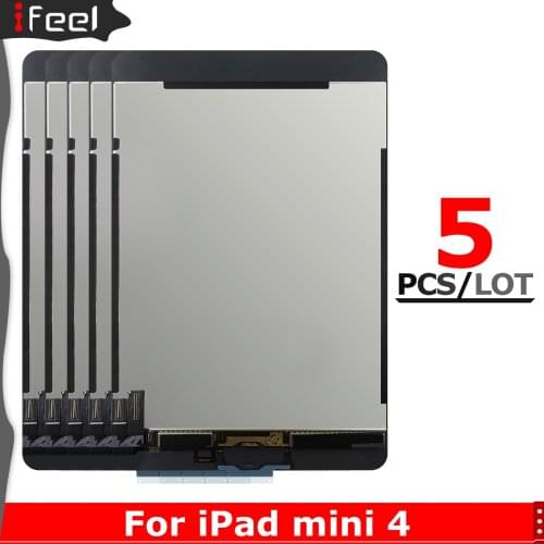 5 Pieces/Lot AAA++ Quality LCD For iPad mini 4 A1538 A1550 LCD Display Touch Screen Digitizer Panel Assembly Replacement Part