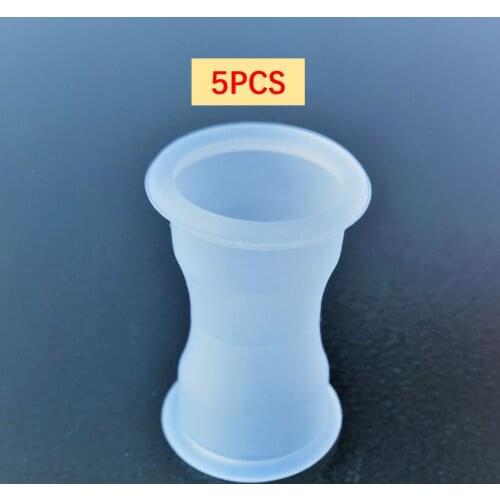 5PCS Silicone Male Penis Sleeve for Penis Exerciser Extender Adult Sex Toys Max Vacuum Enhancer Enlarger Penis Condom