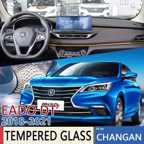 For CHANGAN EADO DT 2018~2021 Car Navigation Auto GPS Film Perfect Fit Touch Full Screen Protector Tempered Glass Accessories