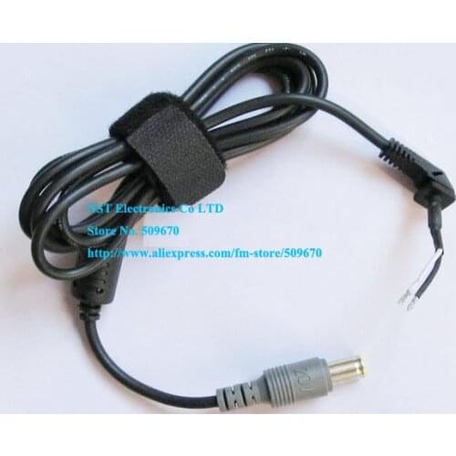 Free shipping/2pcs /High Quality DC Power Jack Plug 7.9x5.5mm Connector With Cable / Cord For IBM Lenovo Laptops