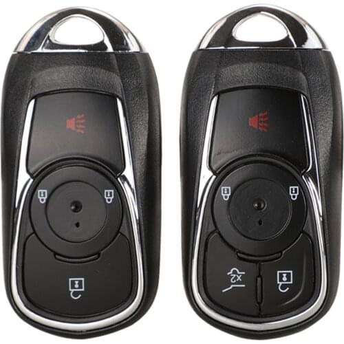 Jingyuqin Remote Car Key Case Shell For Buick Regal LaCROSSE Verano GL8 Envision Encore 2016 3/4 Buttons