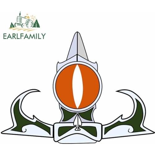 EARLFAMILY 13cm x 9.7cm for Decorative Eyes Car Sticker Funny Graphics Windows Windshield RV VAN Personality Decoration Decal