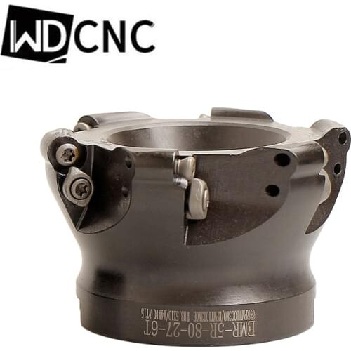 EMR/EMRW face mill head for round inserts RPMW1204 EMR6R 50mm 63mm 80mm 100mm round face mill