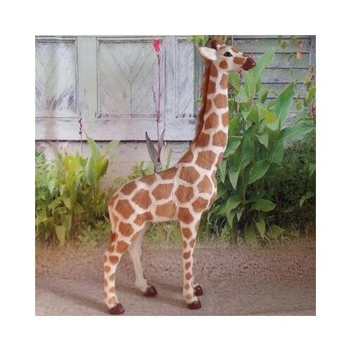 Simulation cute giraffe large model polyethylene&furs giraffemodel home decoration props ,model gift d695