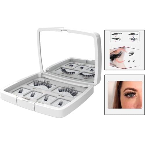Magnetic Eyelashes Kit Reusable False Lashes for Women GirL Lasting DIY Wispy Lashes Easy to Wear No Glue Needed