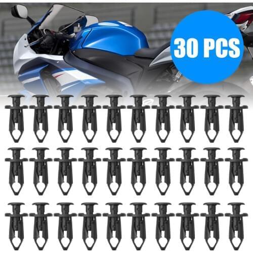 Mayitr 30PCS ATV Fender Clip Rivet For Suzuki KingQuad Vinson Eiger Ozark z250 z400