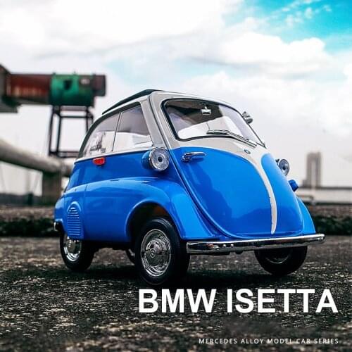1:18 BMW Isetta Alloy Car Model Diecasts & Toy Vehicles Collection Car Toy Boy Birthday gifts